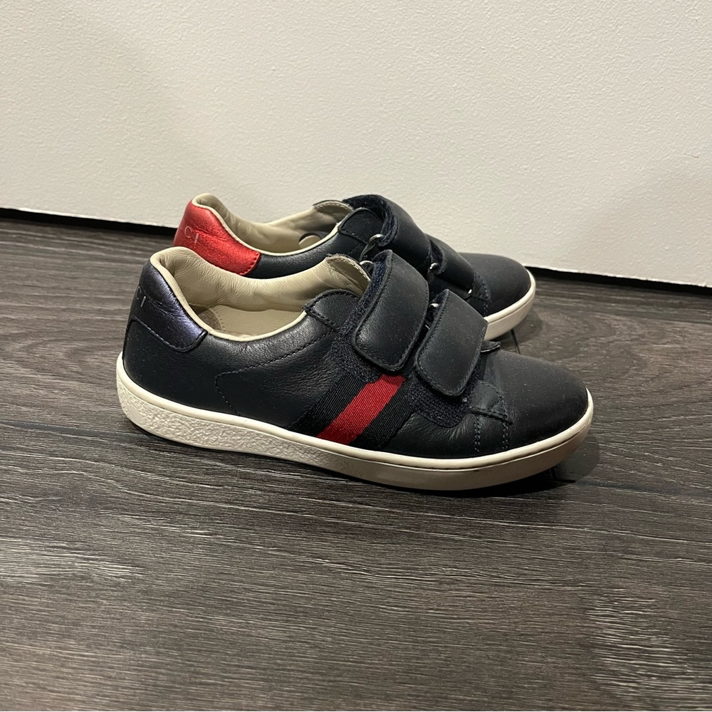 Gucci Children's Ace leather sneaker - Picture 2 of 5